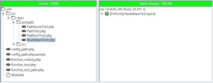 test unit routing